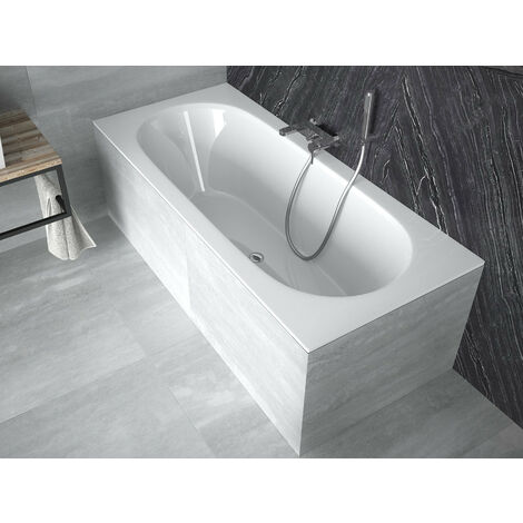 Bañera VITAL slim 150/160/170/180 cm Sin faldón - Dimensiones: 160cm
