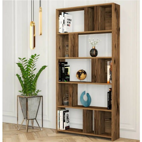 Librería VARIANT 90 x 180 cm nogal
