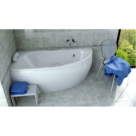 Bañera esquinera MARINA, con faldón, ángulo izquierdo