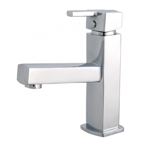 Robinet lave-mains chromé H 20.9 cm - rétro - eau froide uniquement