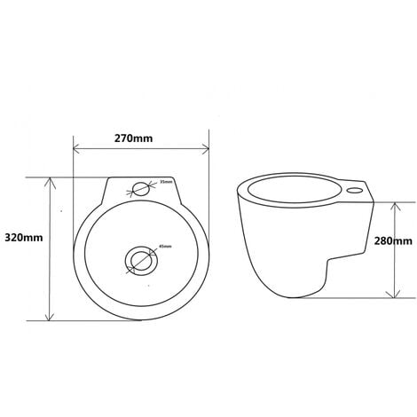 Totem lave mains à suspendre design