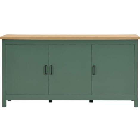 Buffet 3 portes vert 160 cm - Sana (1/5)