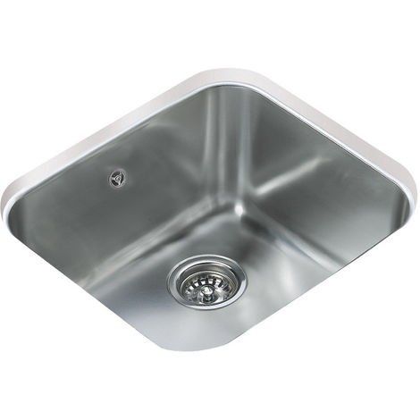 Teka Be 45.40 1 Bowl Undermount Kitchen Sink Stainless Steel