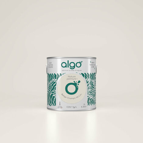 Peinture écologique Algo - Beige Champs de Lin - 5L / Velours