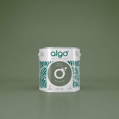 Peinture écologique Algo - Vert Canopée - 0.5L / Velours