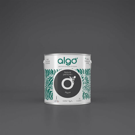 Peinture écologique Algo - Noir Piana - 5L / Velours