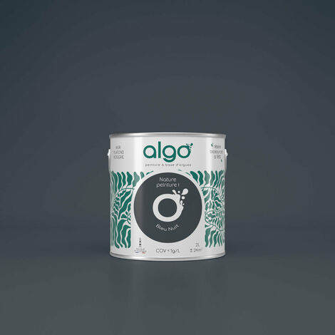 Peinture écologique Algo - Bleu Nuit - 5L / Velours