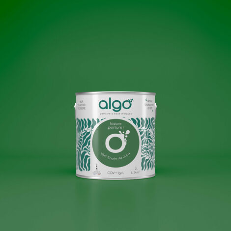 Peinture écologique Algo - Vert Sapin du Jura - 0.5L / Velours (1/4)