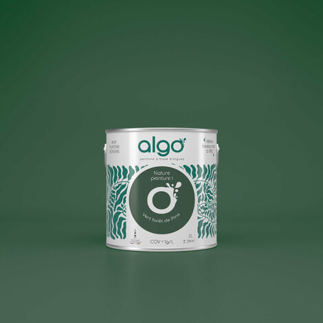 Peinture écologique Algo - Vert forêt de Pins - 5L / Velours