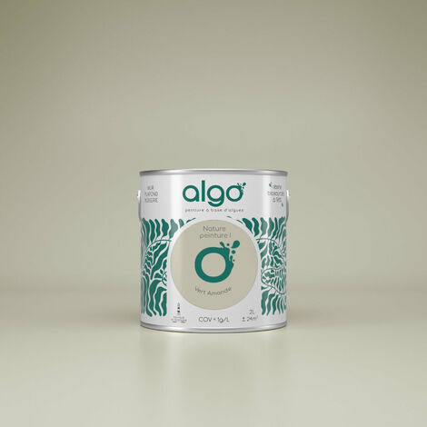 Peinture écologique Algo - Vert Amande - 5L / Velours