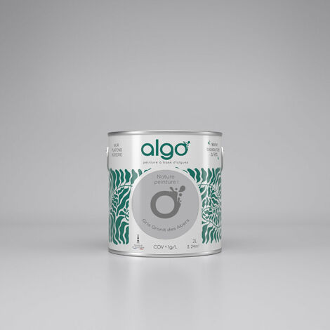 Peinture écologique Algo - Gris Granit des Abers - 0.5L / Velours