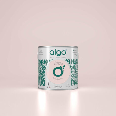 Peinture écologique Algo - Rose Poudré - 0.5L / Velours