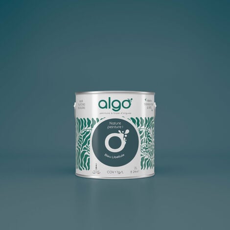 Peinture écologique Algo - Satin - Bleu Libellule - 0.5L