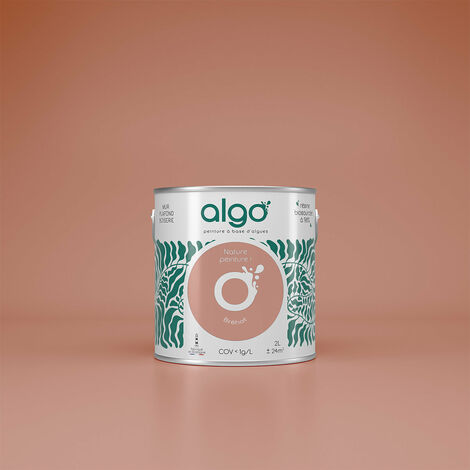 Peinture écologique Algo - Rose Bréhat - 2L / Satin