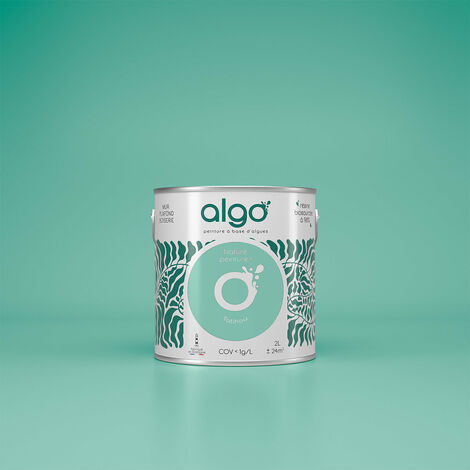 Peinture écologique Algo - Bleu-Vert Tatihou - 2L / Mat