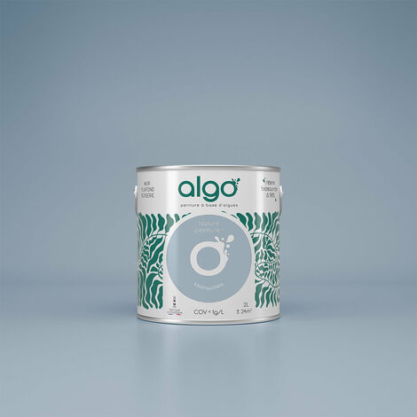 Peinture écologique Algo - Bleu Marquises - 0.5L / Satin
