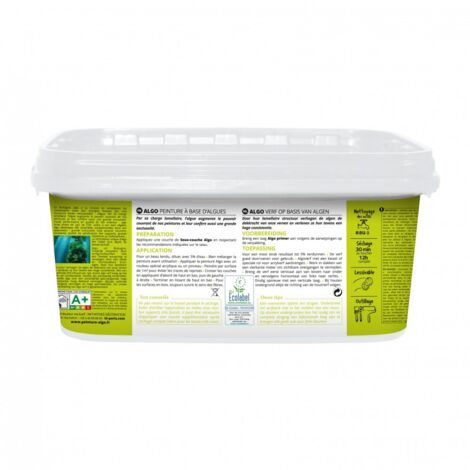 Peinture écologique Algo - Gris Clair de Houat - 0.5L / Satin (1/5)