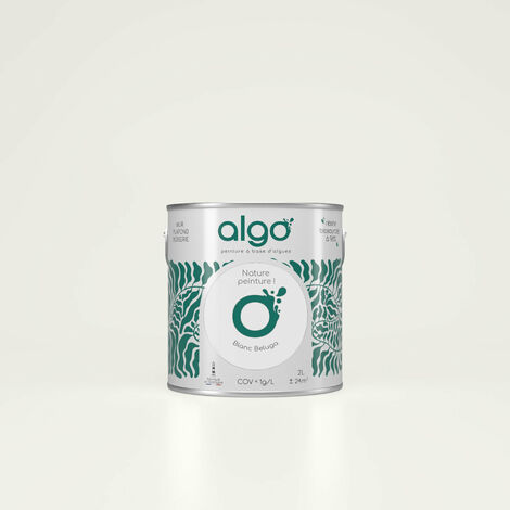 Peinture écologique Algo - Blanc Béluga - 2L / Mat