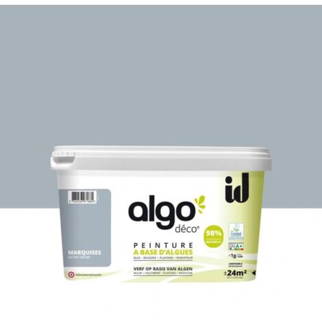 Peinture écologique Algo - Gris Anthracite - 5L / Mat