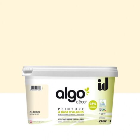 Peinture écologique Algo - Beige Oléron - 2L / Satin (1/5)
