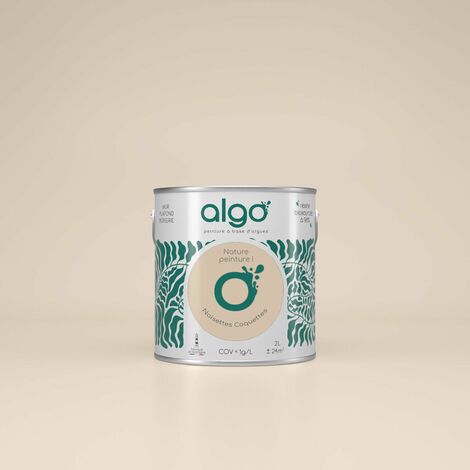 Peinture écologique Algo - Beige Noisettes Coquettes - 0.5L / Satin