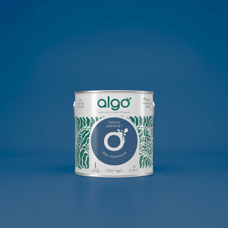 Peinture écologique Algo - Bleu Atlantique - 0.5L / Mat