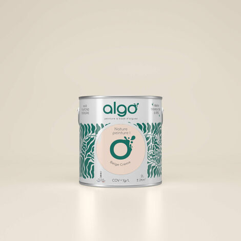 Peinture écologique Algo - Beige Crème - 2L / Satin