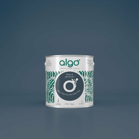 Peinture écologique Algo - Bleu Marine des Sept Iles - 5L / Satin
