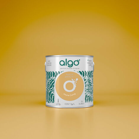 Peinture écologique Algo - Satin - Jaune Coing - 5L