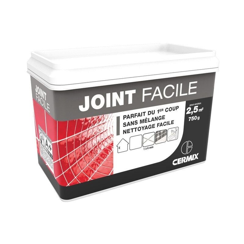 Joint Pâte Carrelage Cermix Blanc 310 Ml Joint Facile Ultra Blanc 1M²