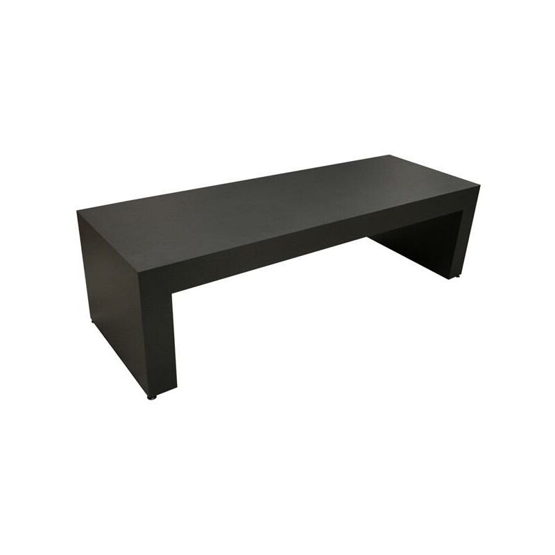 INVICTA Grand banc pour poêle à bois PRESTON 1,6 M - epoxy noir sable