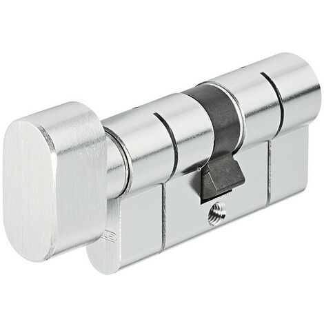 Abus – Cylindre de serrure 30x30mm – Anti-casse avec point de rupture – 6 goupilles – Clé réversible micro-points – Protection anti-perçage