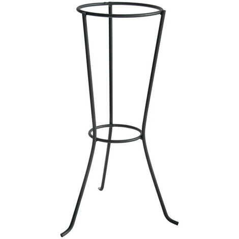 [JAMAIS UTILISE] [JAMAIS UTILISÉ] LOUIS MOULIN Colonne anthracite H. 56 cm pour pot 20-22 cm - Acier époxy (1/3)