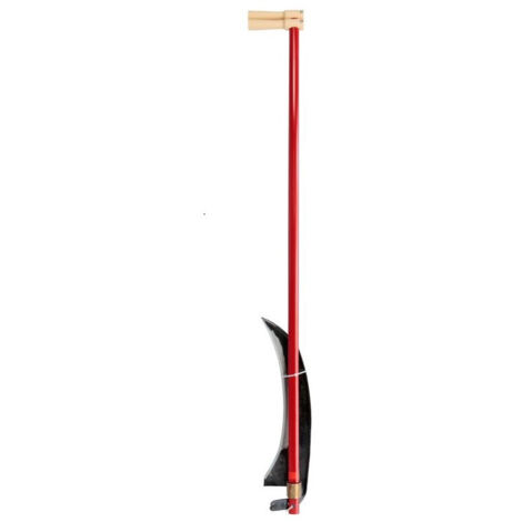 Leborgne – Faux à broussailles 55 cm – Outil sans manche en fer forgé – Taillant affûté pour coupe nette – Résistant aux ronces et broussailles