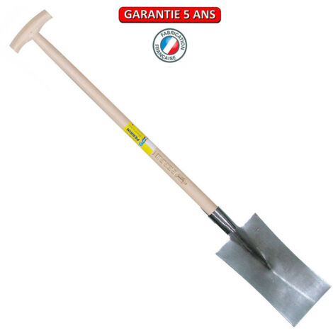 OUTILS PERRIN Louchet Nord de 28 cm - manche béquille fraisée 95 cm