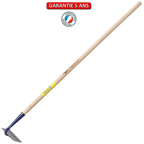 OUTILS PERRIN Binette Nanterre de 16 manche 1,10 m, lame trempée,pour désherber le jardin et les allées (1/2)