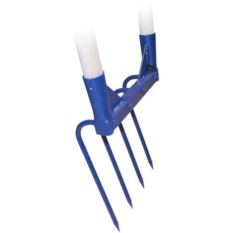 OUTILS PERRIN Aerogrif' 4 dents 2 manches 1,10 m, type Grelinette, outil de jardinage biologique