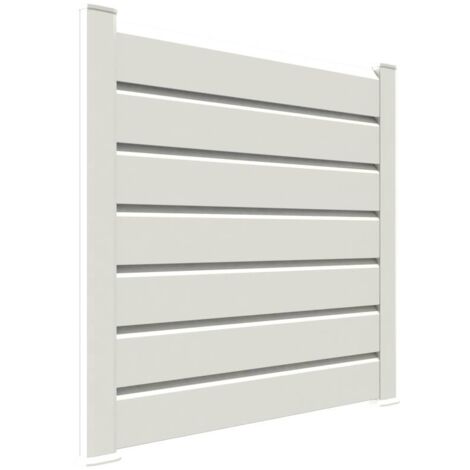 CLOSEA Kit cloture - Lame 16cm   - PVC Blanc - LG: 12m x H: 1m13 (1/5)