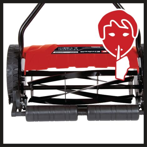 Einhell Tondeuse à gazon manuelle GC-HM 38 S-F (jusquà 250 m², réglage de la hauteur de 13 à 38 mm, bac de ramassage: 26L)