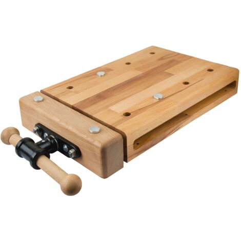 AUTRES Plan de travail compact avec étau 770 mm - Plateau hêtre massif 80 mm (1/3)