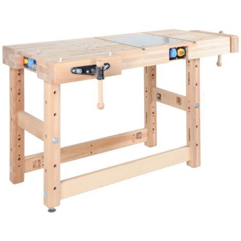 AUTRES Établi Profi Power 1650 mm - Fixation outils et aspiration intégrée (1/4)