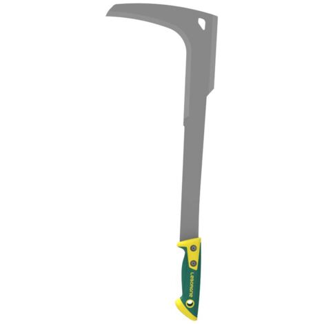 Leborgne – Coupe-ronces 60 cm – Lame en acier inoxydable trempé – Manche bi-matière avec grip élastomère – Pour coupe précise et durable