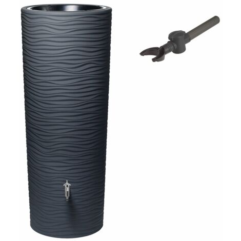 GRAF Kit Réservoir NATURA 350L GRAPHITE - Collecteur Speedy - Robinet DESIGN
