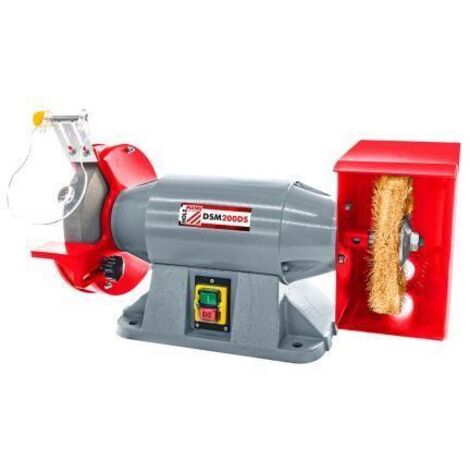 Holzmann – Touret à meuler 900W – Vitesse 1260 tr/min – Diamètre meule 200mm – Pour affûtage outils et nettoyage métal