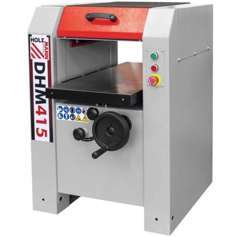 Holzmann – Dégauchisseuse-raboteuse 400V – Puissance 3kW – Table en fonte 1000mm – Vitesse d'avance 6,5m/min – Buse d'aspiration 120mm (1/8)