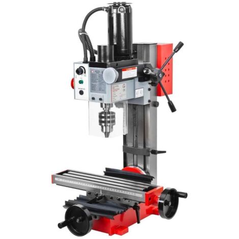 Holzmann – Perceuse à colonne 230V 350W – Mandrin 1-13mm – Capacité de perçage acier 13mm – Vitesse 0-2500 min-1 – Table croisée 220x100mm
