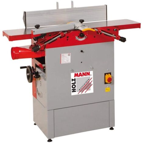 Holzmann – Dégauchisseuse-raboteuse 1.5 kW – Largeur de dégauchissage 253 mm – Longueur tables 1090 mm – Rabotage max. 248 mm – Vitesse d'avance 8m/min