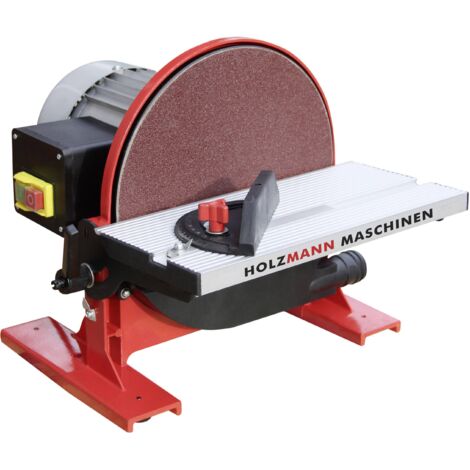 Holzmann – Ponceuse stationnaire 550W – Disque Ø254mm – Vitesse 1450 min-1 – Table en aluminium avec guide métrique