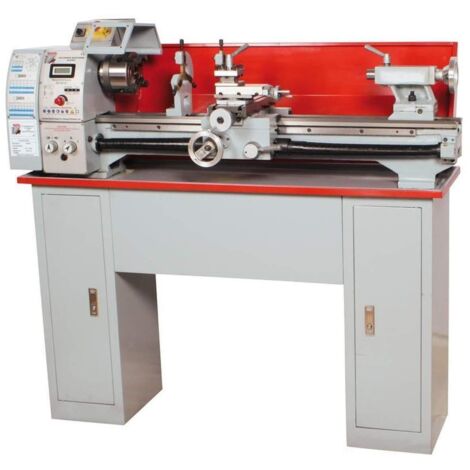Holzmann – Tour à métaux 520 mm – Variateur 230V – Moteur puissant pour coupe précise – Idéal pour métal et bois dur