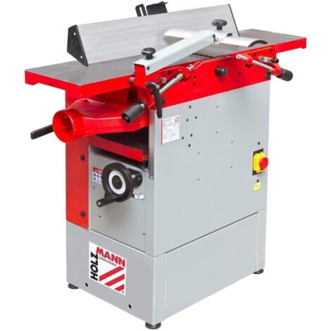 Holzmann – Dégauchisseuse-raboteuse 1.5 kW – Largeur de dégauchissage 253 mm – Longueur table 1085 mm – Hauteur rabotage max. 195 mm – 230V